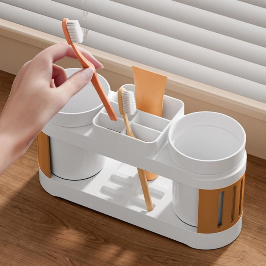 Storage Small Bathroom Countertop Organizer Stand