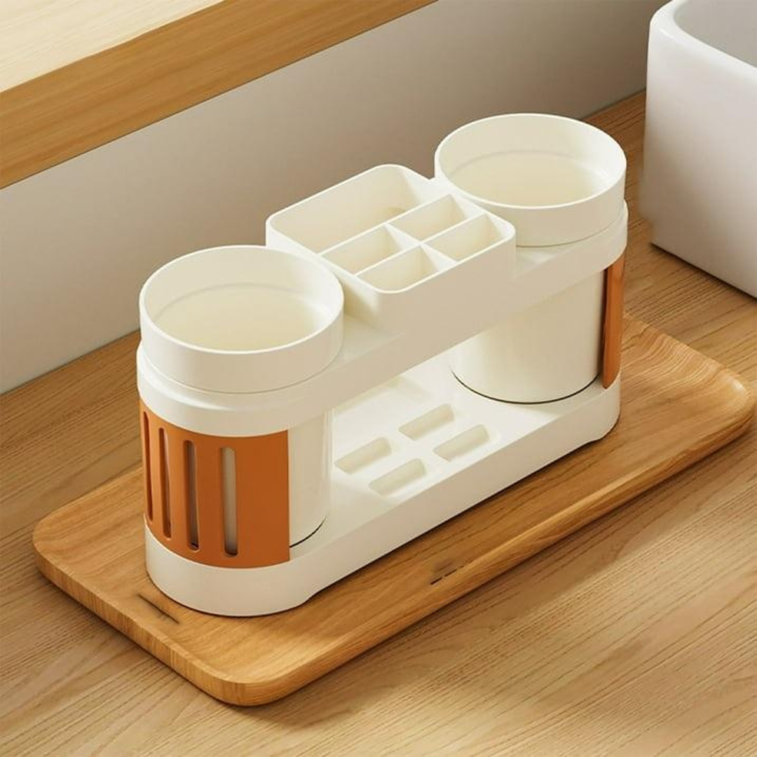 Storage Small Bathroom Countertop Organizer Stand
