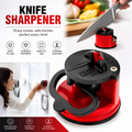 Kitchen Knife Sharpener with Non Slip Suction Cup Professional Two Stage Tungsten
