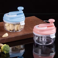 Rotating Handle Mini Garlic & Vegetable Cutter Food Chopper