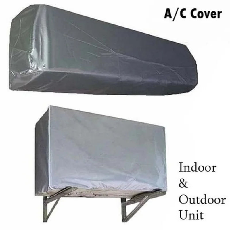 Dust Proof AC Cover Set for 1 Ton | Indoor & Outdoor Protection (2 Pcs)