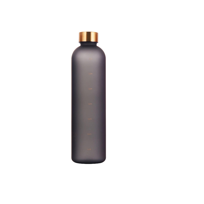 650ml Water Bottles For Girls Frosted Motivational Water Bottle