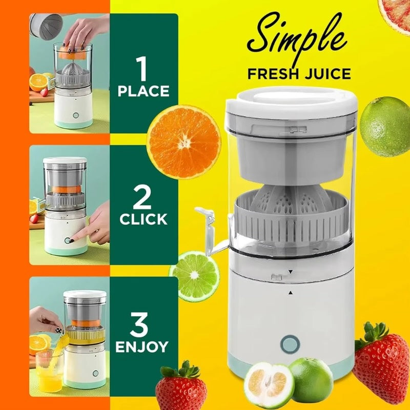 Portable Electric Citrus Juicer | USB Rechargeable Hands-Free Fruit Extractor
