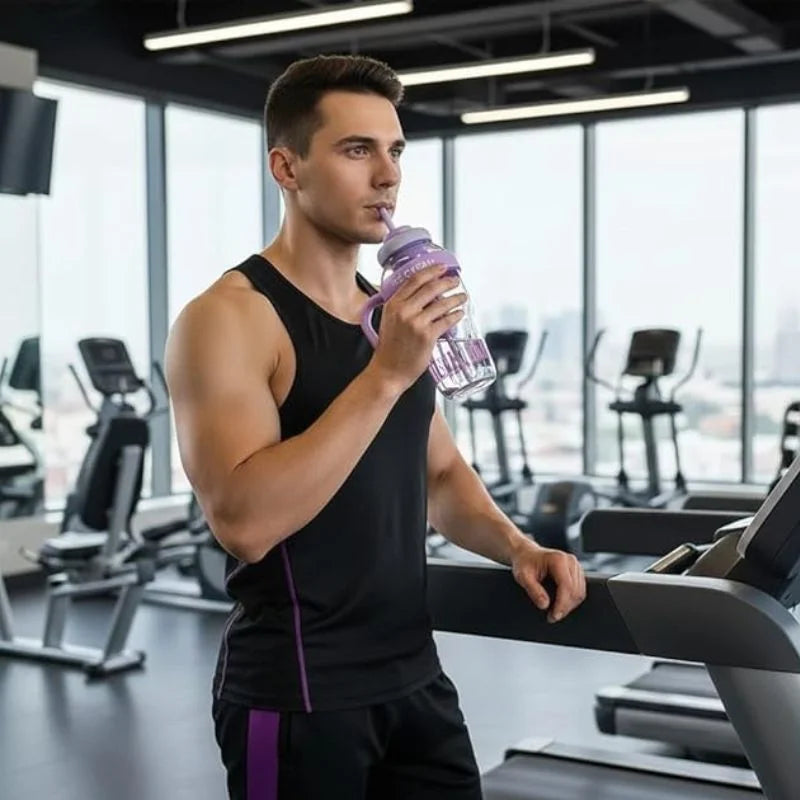 Large Capacity Gym & Summer Drink Bottle | Random color