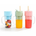 Crusher Juicer 2-in-1 Mini Portable Blender | USB Rechargeable | 6-Blade High-Speed Juicer