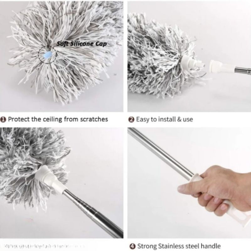Long Reach, Bendable Head & Washable Cleaner