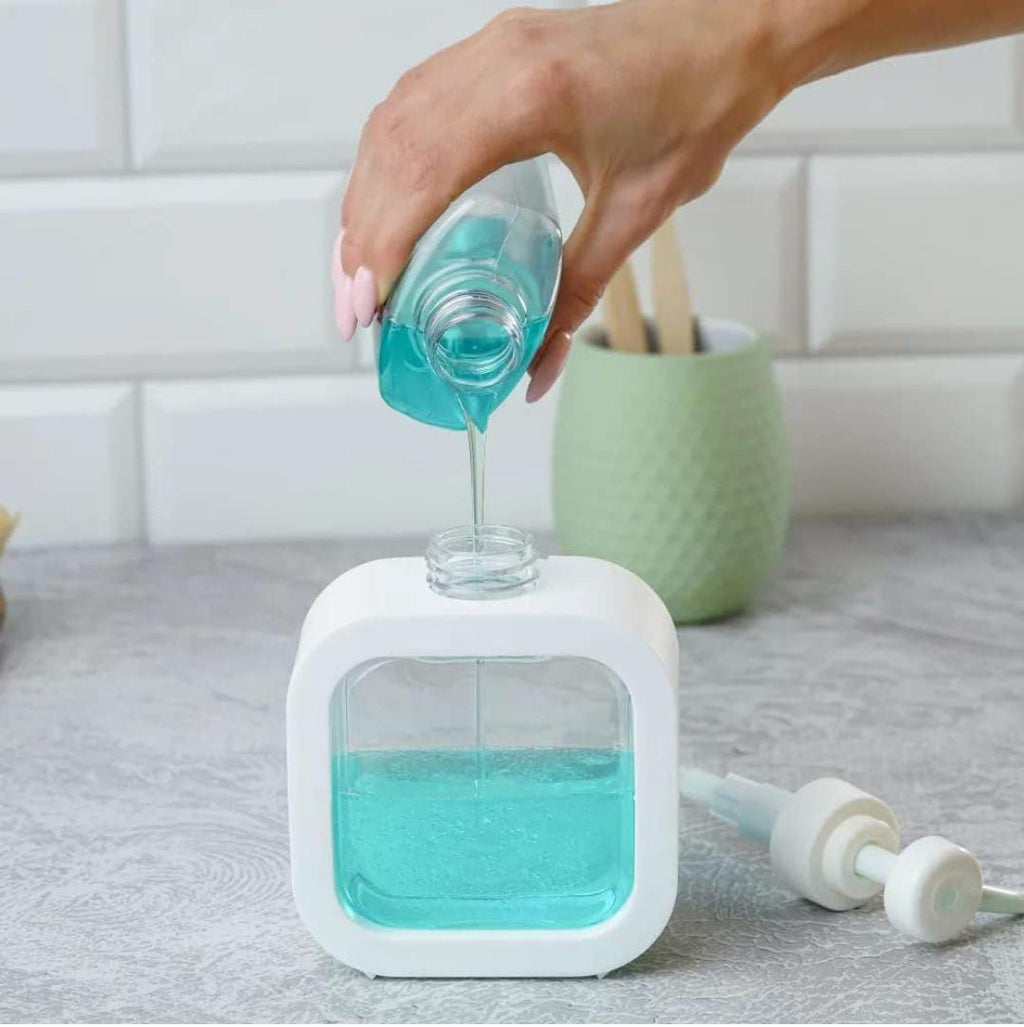 300ml 500ml Clear Pump Bottle for Kitchen Bathroom Shower Lotion Shampoo