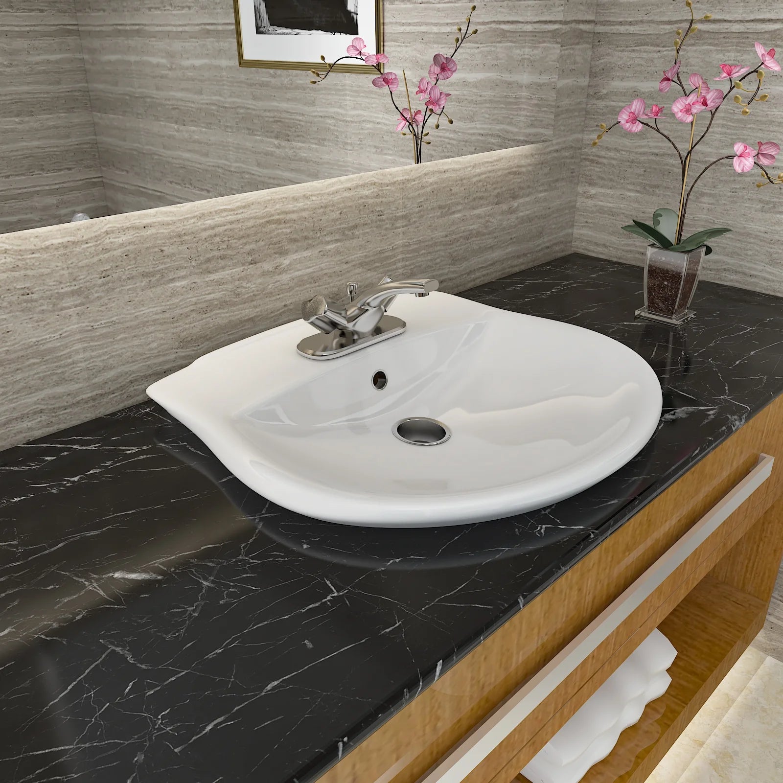 Marble Sheet Sticker 60x200cm | Waterproof Self-Adhesive PVC Wallpaper